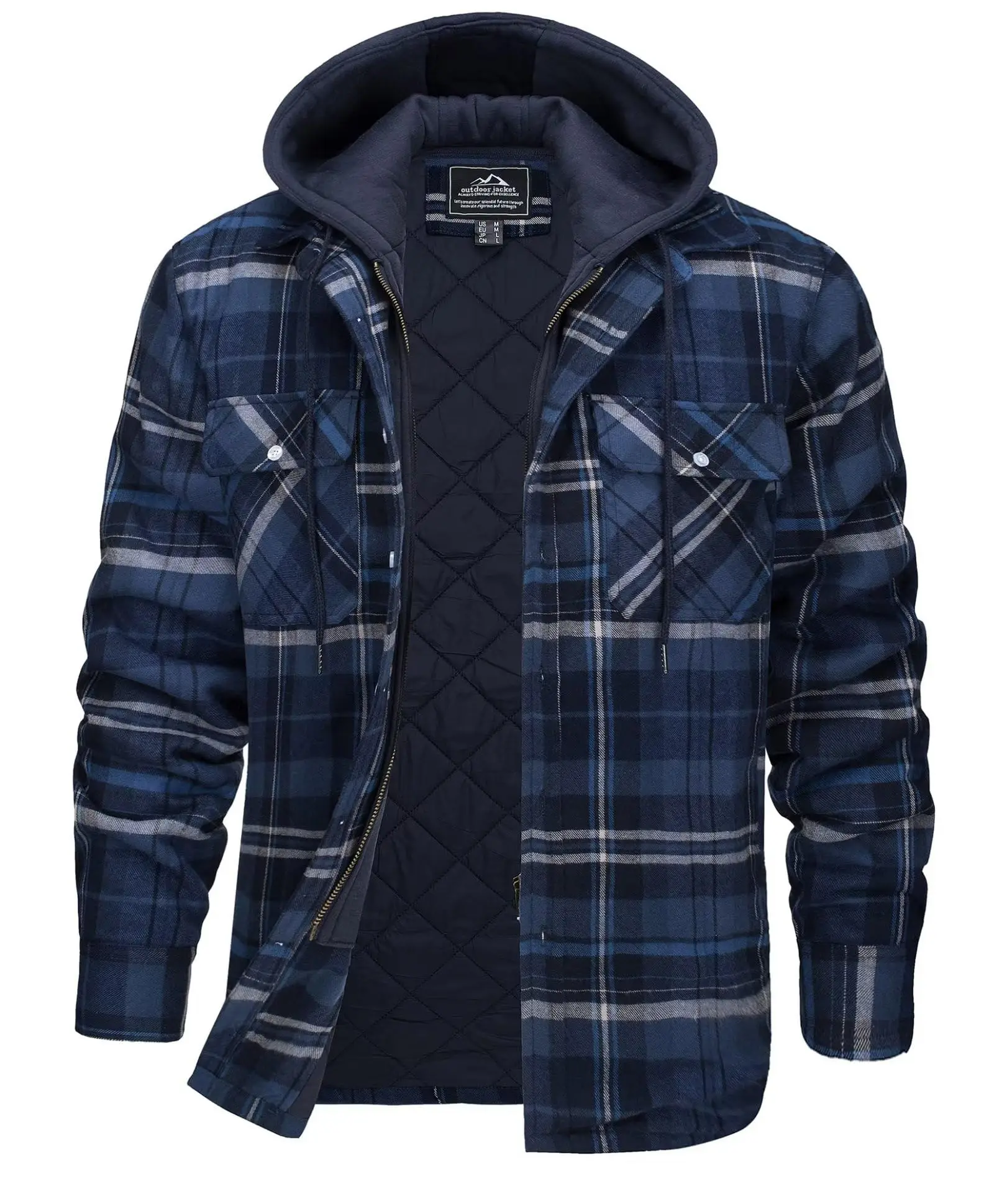 Flannel Shirt Lined - Jaket Kemeja Flanel Pria 2026 dengan