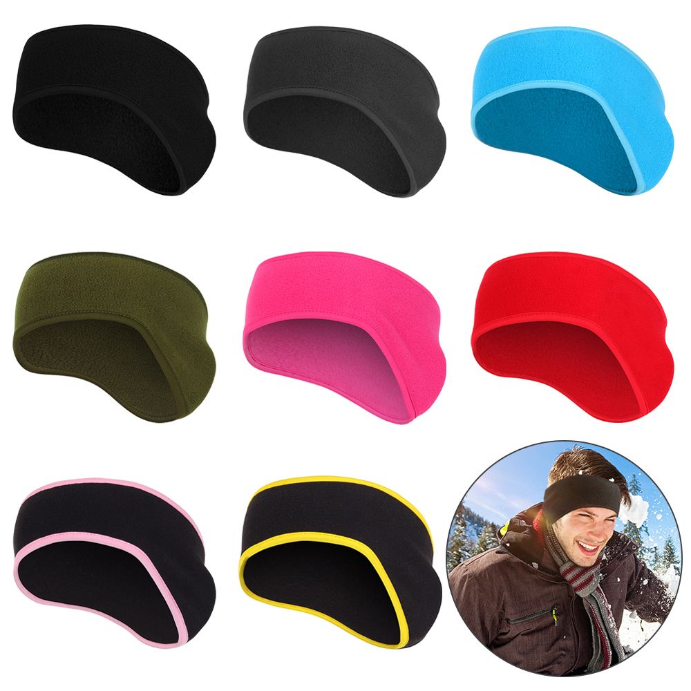 1 buah ikat rambut, penutup te - Fleece Ear Warmer Band ulasan dan harga