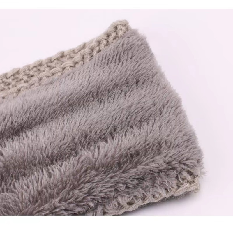 Ikat Kepala Rajut Tebal untuk  - Fleece Ear Warmer Band ulasan dan harga