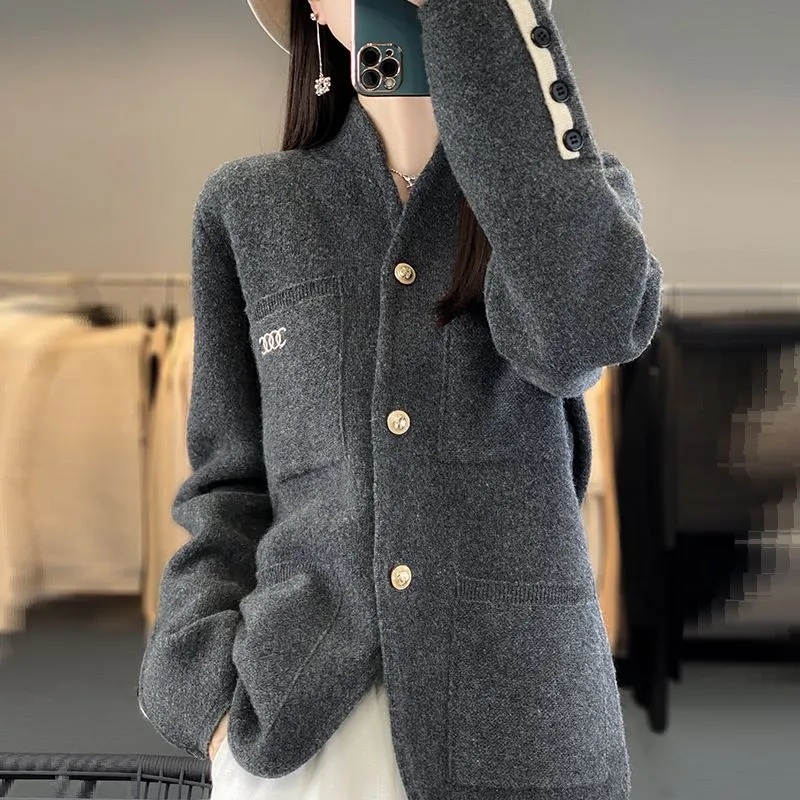 Kardigan Sweater Gaya Baru Mus - Wool Coat Peacoat ulasan dan harga
