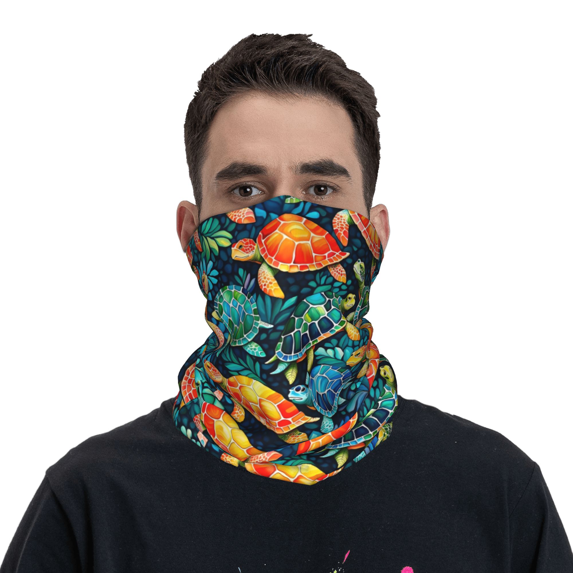 Penutup Leher Kura-kura Laut L - Neck Gaiter Fleece ulasan dan harga