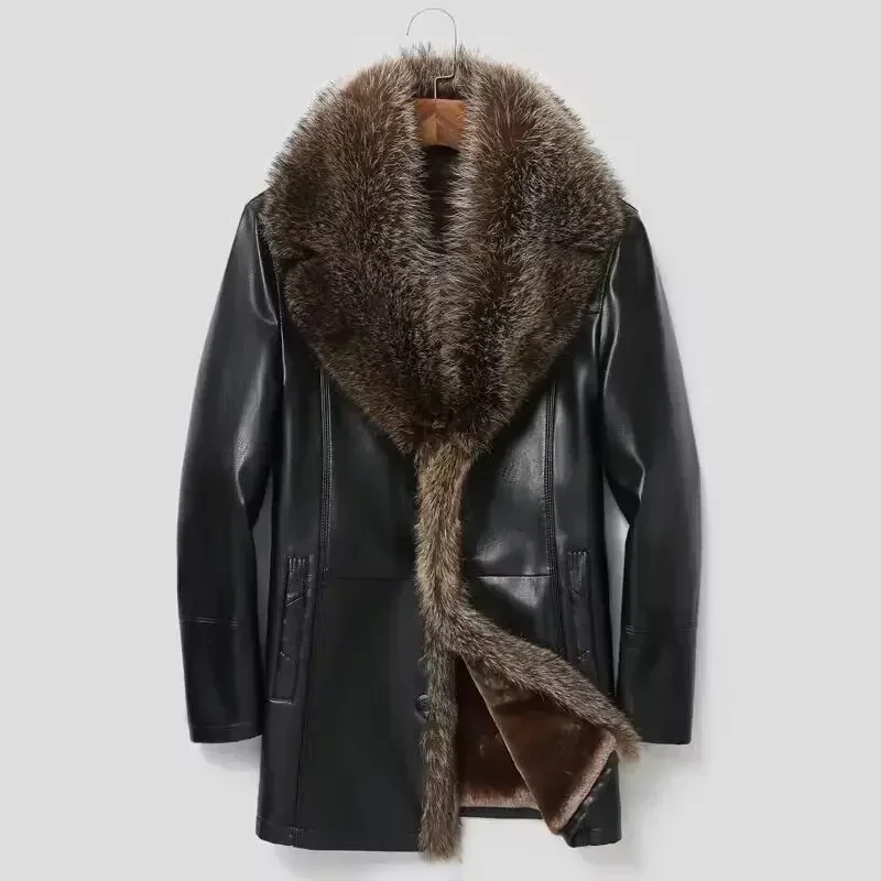Haining bulu satu pria dengan  - Wool Coat Peacoat ulasan dan harga