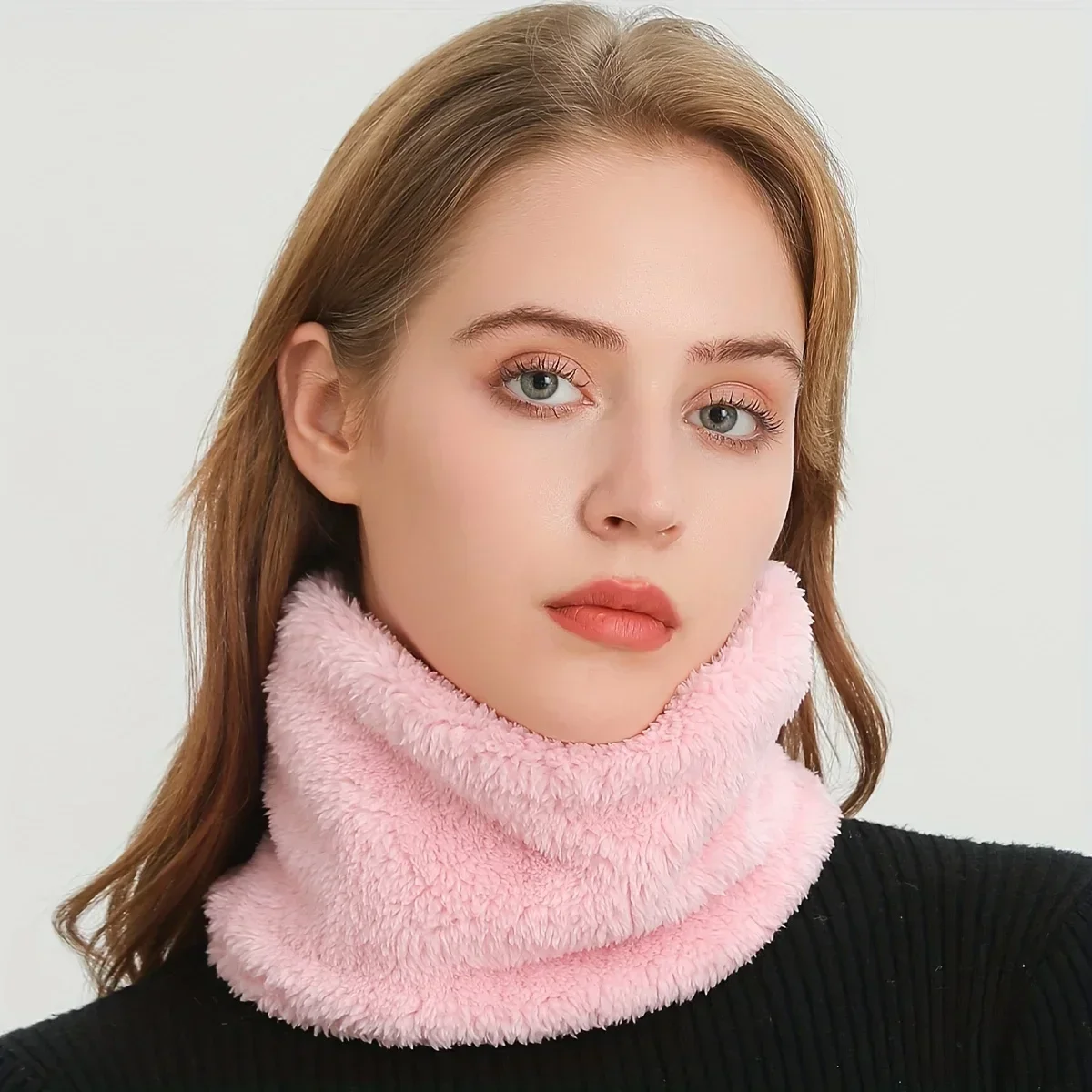 Syal Infinity Bulu Anti Angin  - Neck Gaiter Fleece ulasan dan harga