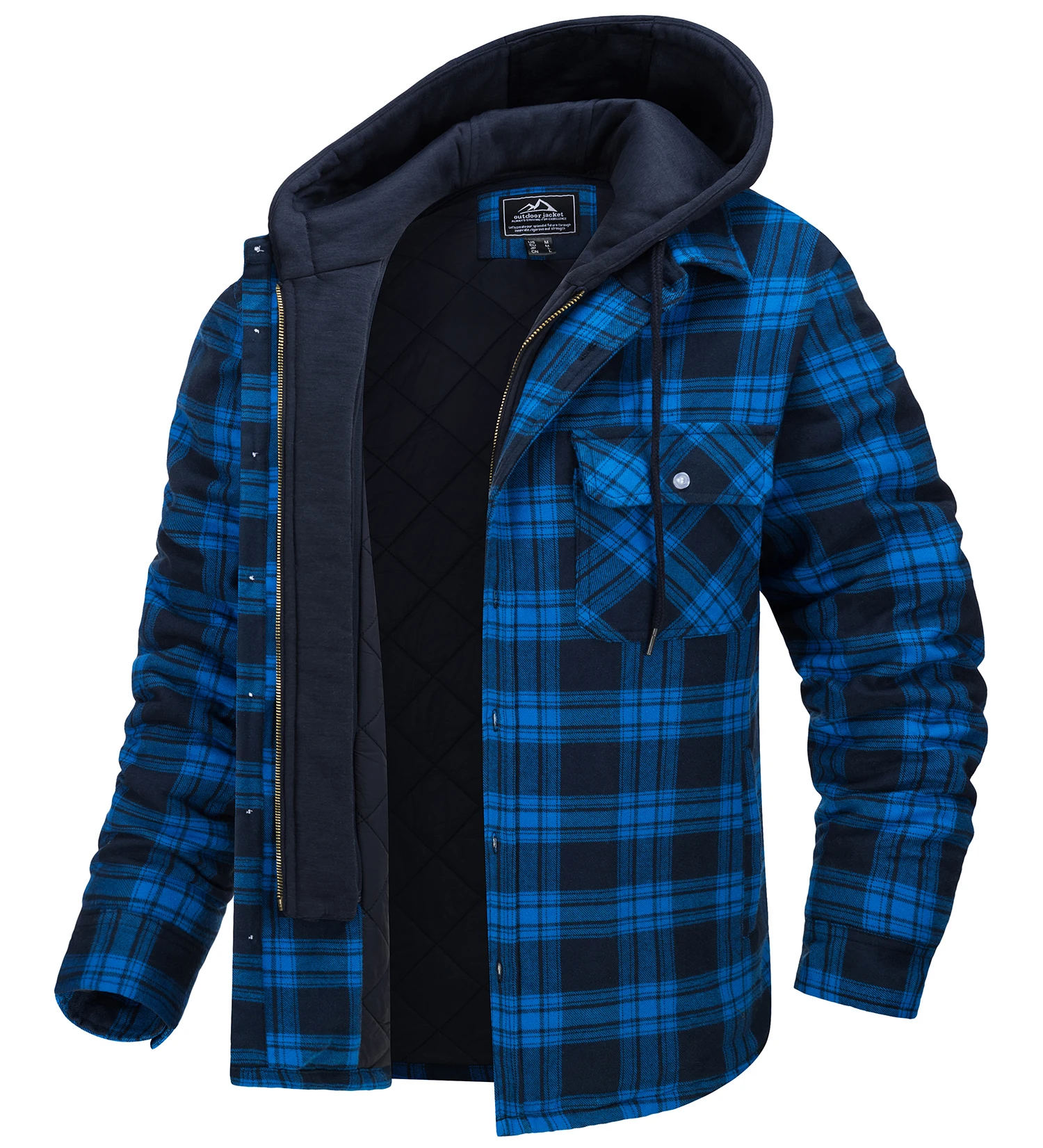 Jaket Kemeja Flanel Pria 2026  - Flannel Shirt Lined ulasan dan harga
